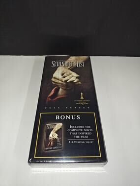 Schindler's List Full Screen Edition DVD Movie Includes The Complete Novel NEW